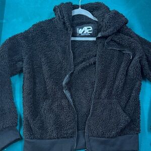 George Cozy Black Sherpa Hoodie for women’s